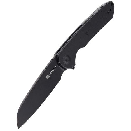 Sencut Kyril Black G10, Black Stonewashed 9Cr18MoV by Ferrum Forge Knife Works (S22001-1)