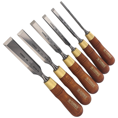 Set of 6 carpentry chisels Narex Premium 6, 10, 12, 16, 20, 26 (853250)