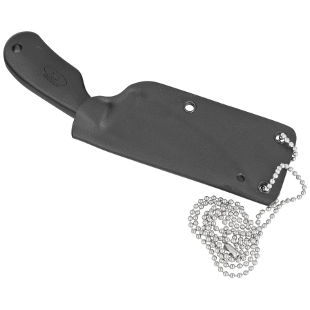 Spyderco Subway Bowie Black FRN, Black Plain LC200N by Fred Perrin Knife (FB48PBBK)