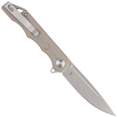 Nóż składany Kubey Knife Mizo Tan G10, Bead Blast AUS-10 by Tiguass (KU312H)