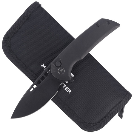 Nóż składany WE Knife Mini Malice Black Titanium, Black Stonewashed CPM 20CV by Ferrum Forge (WE054BL-1)