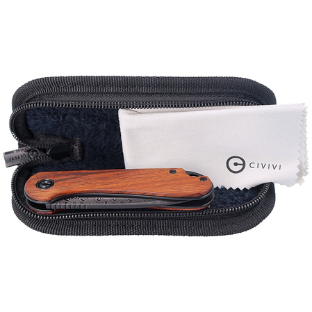 Nóż CIVIVI Elementum Cuibourtia Wood, Black Damascus (C907DS-2)
