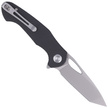 Nóż składany Kubey Dugu T/E Black G10, Sand Blasted 14C28N (KU159C)