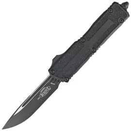 Microtech Scarab II Gen III S/E OTF Knife Black Aluminum, Tactical M390MK by Tony Marfione (1278-1T)