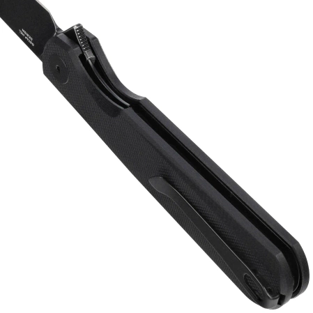 Nóż składany Bestechman Flick Black G10, Black Stonewashed D2 by Ostap Hel (BMK13H)