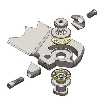 LionSteel T.R.E. Grey Titanium / Grey Ti, Stone Washed M390 by Molletta (TRE GY)