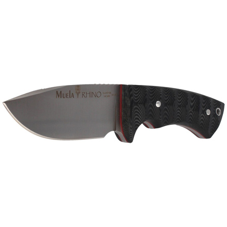 Muela Full Tang Knife, 3D Black Micarta 100mm (RHINO-10SV.M)