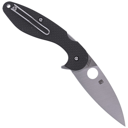 Nóż składany Spyderco Silverax Carbon Fiber/G10 Laminate, Satin CPM S30V by Paul Alexander (C228CFP)