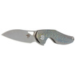 Bestech The Reticulan Neck Knife Grey/Colorful Titanium, Stonewashed/Satin CPM S35VN by Elijah Isham (BT1810E)