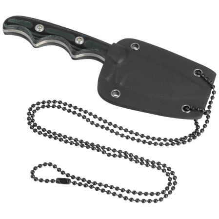 Tecnocut TCN3417 Neck Knife - Green Micarta, Satin 440