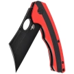 Bestech Knife Skirmish Red /  Black G10, Black Stonewashed D2 (BG44D)