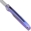 Nóż składany RikeKnife 803CH Blue Titanium/Carbon Fiber, Satin M390 by Richard Wu (RK803CH-B)