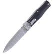 Mikov Predator Panther Buffalo Horn, Damascus PMC27 Knife (241-DR-1/PANTHER)