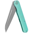 Nóż składany Kubey Dandy Green Titanium, Sandblasted CPM S90V by Maksym Tkachuk (KB247F)