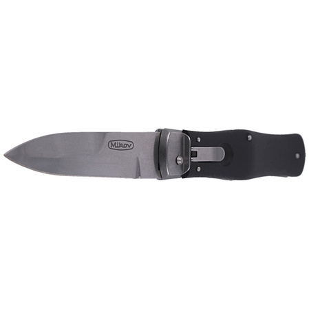 Mikov Predator Knife Black ABS, Stonewashed N690 (241-BH-1/STKP)