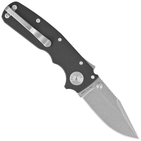 Nóż składany Demko Shark Cub Clip Point Black G10, Stonewashed CPM 20CV by Andrew Demko (SC-20CV-BLKG10-CP)