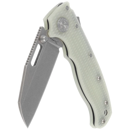 Demko AD20.5 Shark Foot Knife Natural G10, Stonewashed CPM S35VN by Andrew Demko (205-S35-SFN)