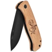 Martinez Albainox Country Hound And Rabbit Knife Wood, Black 3Cr13Mov (25147GR632)