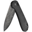 Nóż składany Civivi Button Lock Elementum II Carbon Fiber/Black G10, Damascus (C18062PB-DS1)