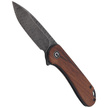 CIVIVI Knife Elementum Cuibourtia Wood, Black Damascus (C907DS-2)