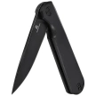 Bestechman Flick Knife Black G10, Black Stonewashed D2 by Ostap Hel (BMK13H)