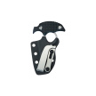Kubey Stheno Pushdagger Black G10, Stonewashed 14C28N by MUZI Design (KU404A)