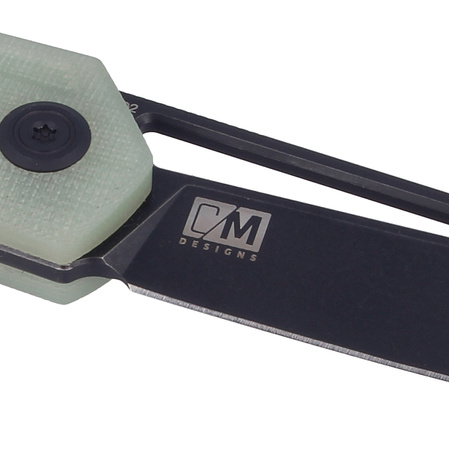 Kubey Royal Knife Jade G10, Dark Stonewashed D2 by Colin Maisonpierre (KU321C)