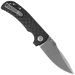Spartan Blades Astor Black G10/Carbon Fiber, Tumbled CPM 154CM by Les George (SFBL8CF)