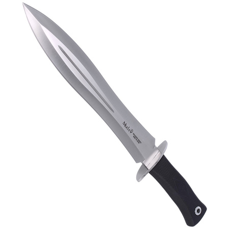 Muela BW-24G Remate Rubber Black Knife, Satin X50CrMoV15