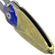 Nóż składany Rike Knife RK Cicada-G Gold Titanium, Bead Blasted M390