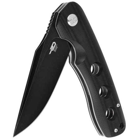 Nóż składany Bestech Arctic Black G10, Black Stonewashed D2 (BG33A-2)