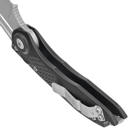 Microtech Stitch-A S/E Black Aluminum, Apocalyptic M390MK by Borka Blades and Tony Marfione Knife (169-10AP)