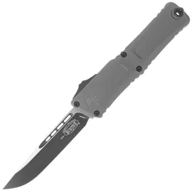 Nóż automatyczny OTF Microtech Combat Troodon S/E Gen III Natural Clear Aluminium, Black M390MK by Tony Marfione (1143-1NC)