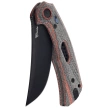 Reate PL-7 Knife Red / Black Micarta, Black PVD Nitro-V (PL-7 RDBKM PVD)