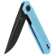 Nóż składany Bestechman Mini Dundee Tiffany Blue G10, Grey PVD D2 by Ostap Hel (BMK03L)