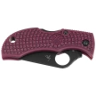 Spyderco Manbug Sprint Run Burgundy FRN Knife, TiCN Micro-Melt PD#1 by Sal Glesser (MBBGBKP)