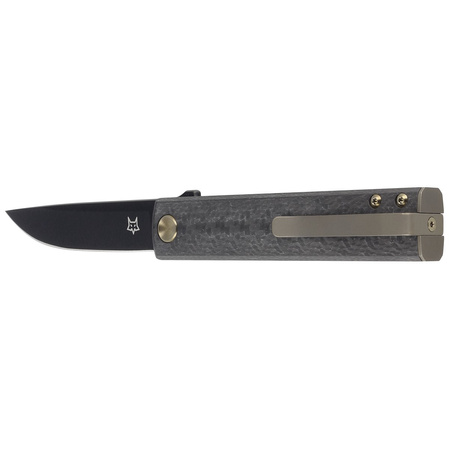 Nóż składany Fox Chnops 3K Carbon Fiber, Black PVD M390 by Riccardo Gobbato (FX-543 CFBR)
