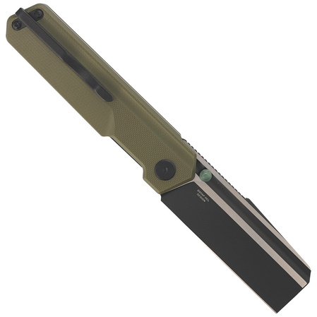 Bestech Tardis OD Green G10, Black DLC/Satin D2 by Ostap Hel Knife (BG54C)