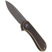 Nóż CIVIVI Mini Elementum Black Brass, Gray Hand Rubbed (C18062Q-1)