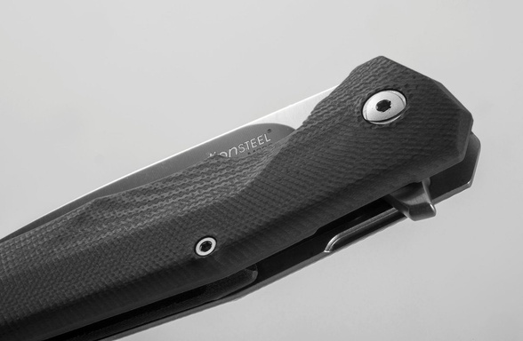 Nóż LionSteel T.R.E. G10 Black, Stone Washed Blade (TRE GBK)