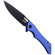Kubey Raven KB245H Knife Blue G10, Dark Stonewashed AUS-10 by Jelly Jerry