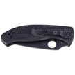 Spyderco Tenacious Knife Black Lightweight FRN, Black Spyder 8Cr13MoV by Eric Glesser (C122PSBBK)