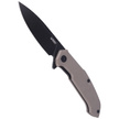 Nóż Kubey Knife Victory Tan G10, Darkwash AUS-10 (KU219C)