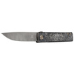Nóż składany FOX Chnops Marble Carbon Fiber, Damasteel DS93X Gysinge by Riccardo Gobbato (FX-543 DCF)