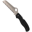 Spyderco Atlantic Salt Black FRN Spyder Knife (C89SBK)