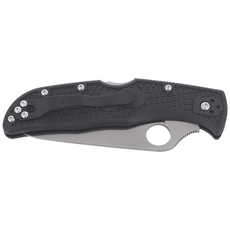 Spyderco Endela Lightweight FRN Black Plain knife (C243PBK)