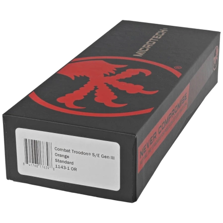 Nóż automatyczny OTF Microtech Combat Troodon Gen III S/E Orange Aluminium, Black M390MK by Tony Marfione (1143-1OR)