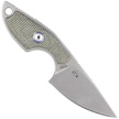 Nóż na szyje MKM Mikro 1 Green Canvas Micarta, Stonewashed M390 by Jesper Voxnæs (MKMR01-GC)