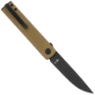 Nóż składany Fox Chnops OD Green Aluminium, Black Top Shield Becut by Riccardo Gobbato (FX-543 ALG)