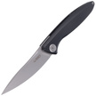 Nóż składany Kubey Pike Black Titanium, Sandblasted CPM 20CV by Parsons Bladeworks (KB2103B)
